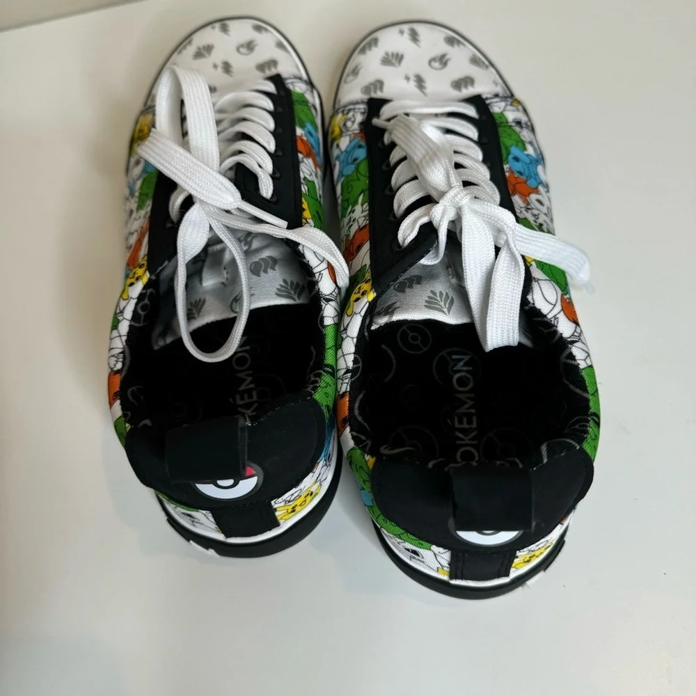 Ground Up Men’s Pokemon Lace Up Low Top Canvas Sneaker Shoes Size 10